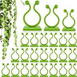 Dtopbuyage Pots, Jardinières Et Carrés Potagers | - Lot de 50 pinces à plantes pour support mural