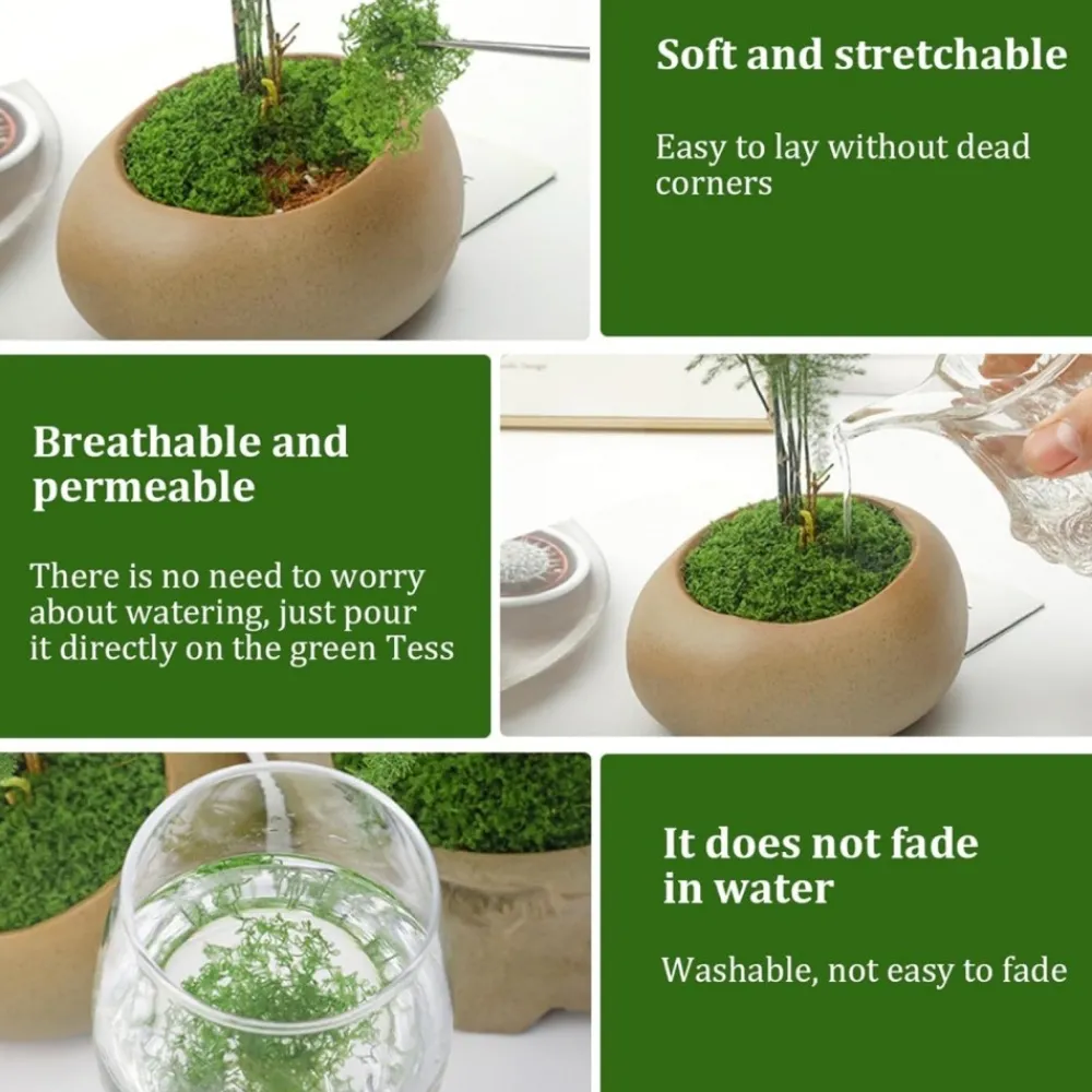 Dtopbuyage Plantes Artificielles | - Mousse artificielle de 30g*2 pour décoration de jardin