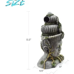 Dtopbuyage - Statue tête bouddha déco aquarium Outlet