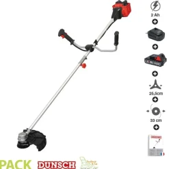 Dunsch - Pack coupe bordure sans fil batterie 20v et chargeur du22040bp Hot