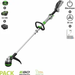 Ego Power+ - Coupe bordure sans fil coupe 35cm rembobinage automatique powerload ego st1400e chargeur batterie inclus Online