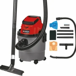 Einhell - Aspirateur eaux et poussières sans fil tc-vc 18/15 li s - 80 mbar - sans batterie Discount