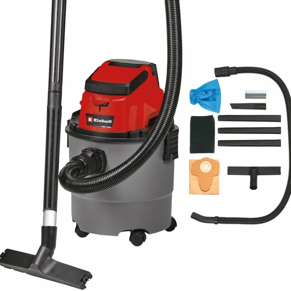 Einhell - Aspirateur eaux et poussières sans fil tc-vc 18/15 li s - 80 mbar - sans batterie Discount