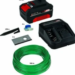 Einhell - Kit d'installation 800 m² pour robot tondeuse - batterie, lames de rechange Clearance