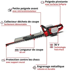 Einhell - Taille-haies sans fil ge-ch 36/65 li-solo Hot