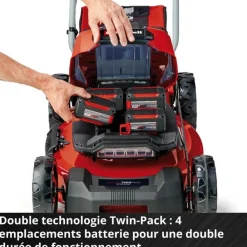 Einhell - Tondeuse à gazon sans fil gp-cm 36/52 s li bl (4x5,2ah) Discount