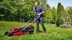Einhell - Tondeuse à gazon sans fil gp-cm 36/52 s li bl (4x5,2ah) Discount
