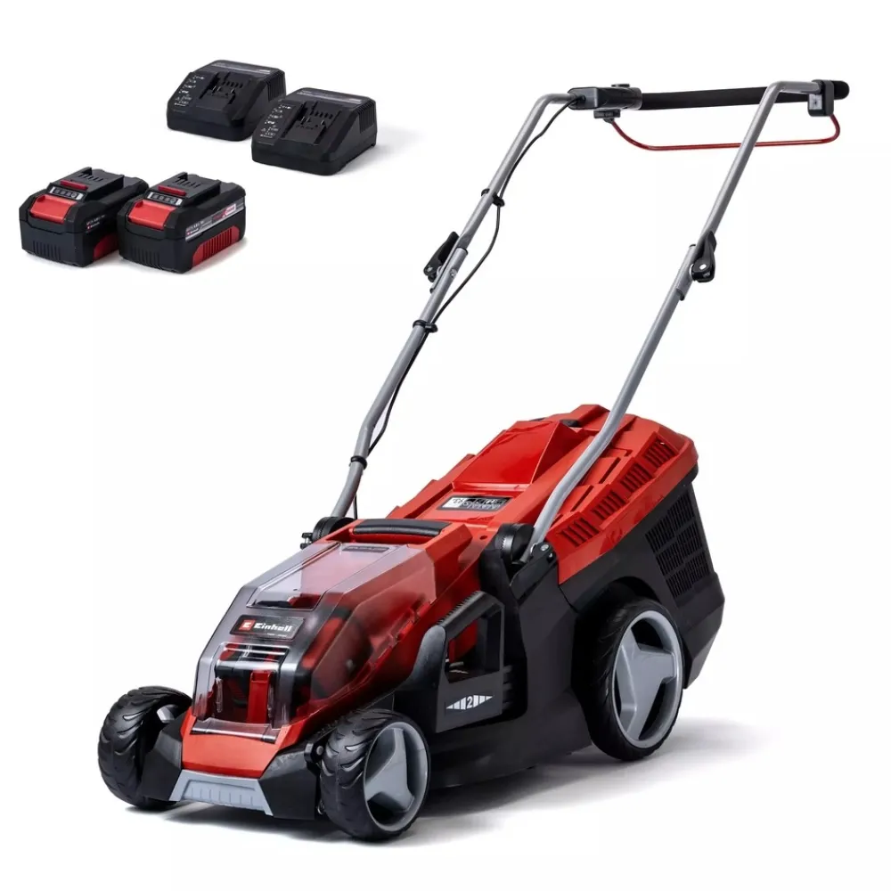Einhell - Tondeuse sans fil ge-cm 36/36 li - 36v - brushless - coupé 36cm - bac 40l - 2 batteries 4,0 ah Online