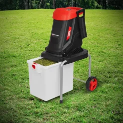 Elem Garden Technic Broyeurs, Nettoyeurs Et Souffleurs | - Broyeur de végétaux électrique 2800w avec bac récupérateur 50l - elem garden