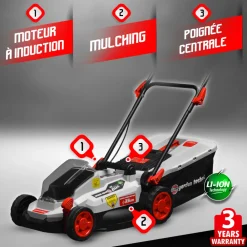 Elem Garden Technic Tondeuses | - Kit 3 machines rechargeables 20v max + 2 batteries