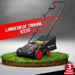 Elem Garden Technic - Scarificateur émousseur électrique 1500w - 32cm Hot