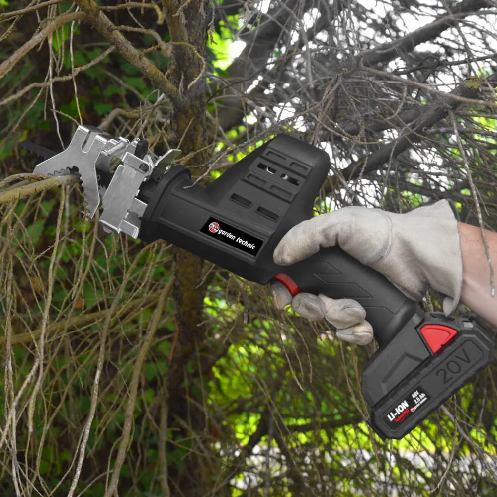 Elem Garden Technic - Scie à ébrancher 20v lithium 2ah Discount
