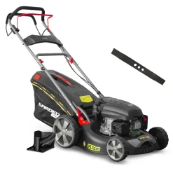 Elem Garden Technic Tondeuses | - Tondeuse thermique autotractée 144.3cc - 46cm livrée avec 2 lames + mulching - g