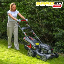 Elem Garden Technic Tondeuses | - Tondeuse thermique autotractée 144.3cc - 46cm livrée avec 2 lames + mulching - g
