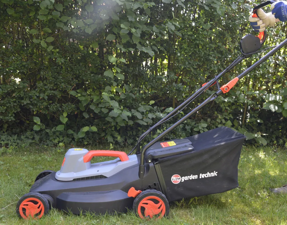 Elem Garden Technic Tondeuses | - Tondeuse à gazon électrique 1500w - largeur de coupe 37cm - elem garden