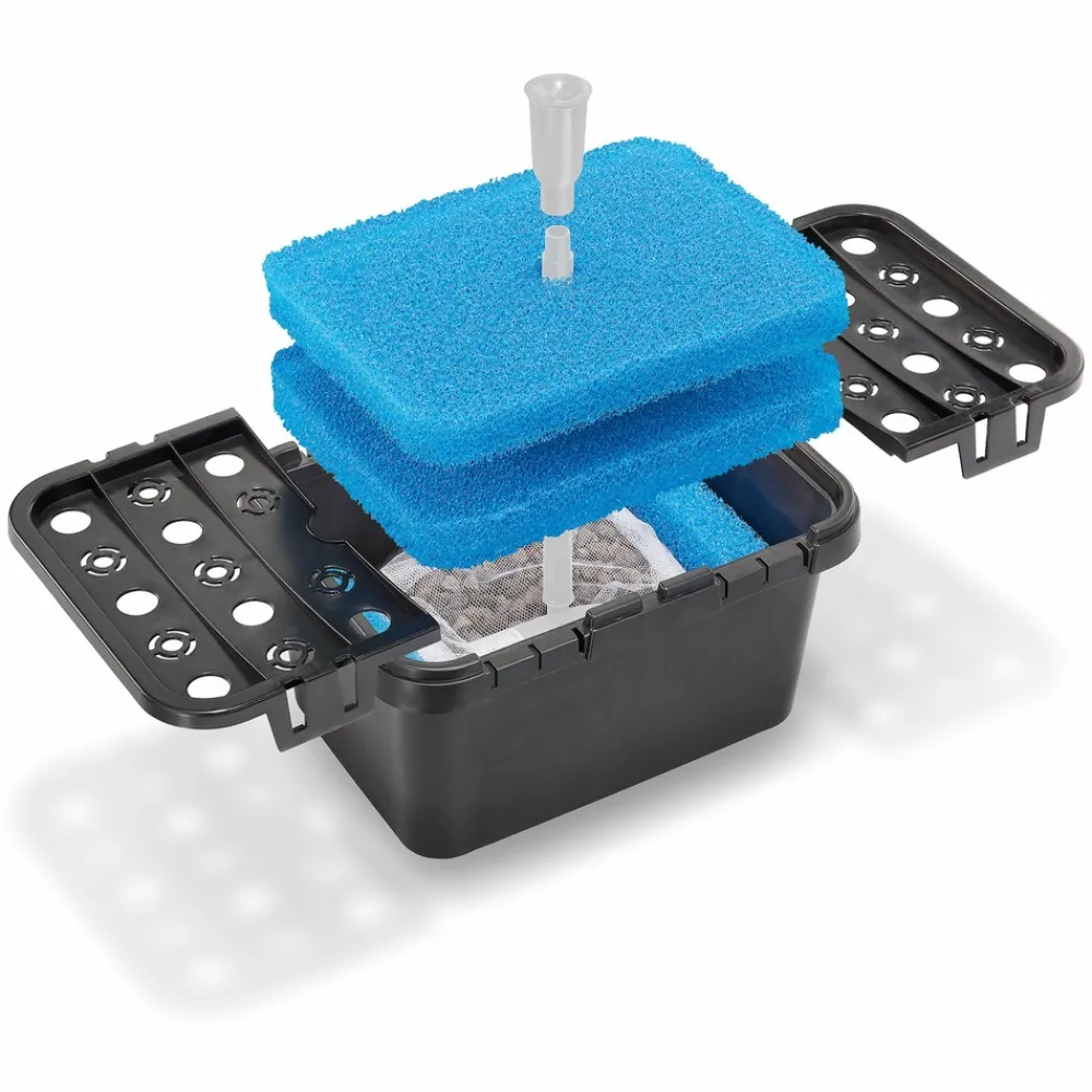 Esotec Bassins Et Fontaines | - Boîte de filtration de bassin s avec matériel de filtration pour petits bassins 101716