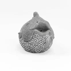 Esotec Bassins Et Fontaines | - gargouille avec pompe solaire poisson | figure de bassin figure de jardin h=22cm 101665