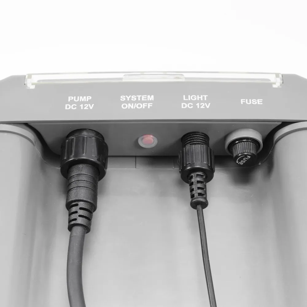 Esotec Bassins Et Fontaines | - Kit pompe de bassin solaire 70/2800 led avec accumulateur life 12,8v/12ah 101940