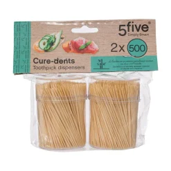 5 Five Simply Smart Fête Et Anniversaire | - 5five - 2 boîtes 500 cure-dents bambou