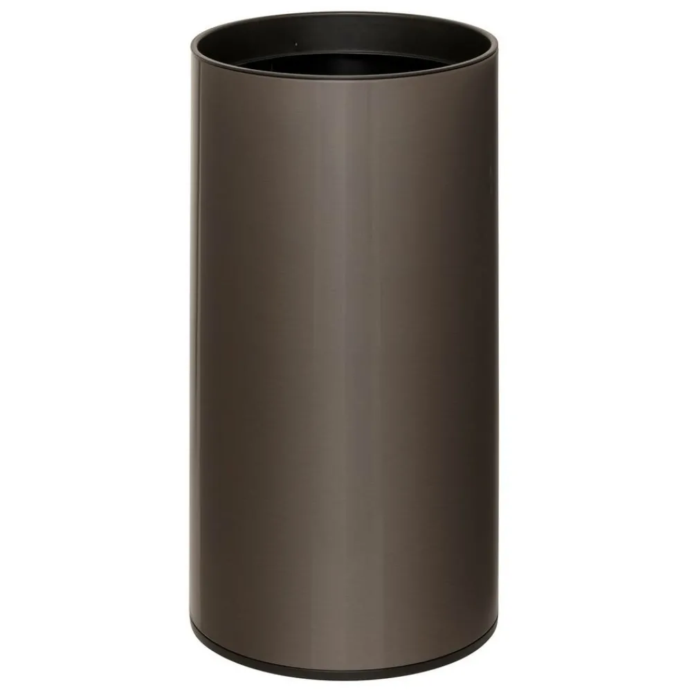 5 Five Simply Smart - 5five - poubelle automatique "delta" en métal noir 40l Hot