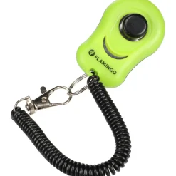 Flamingo - Clicker xin vert 6cm l x 4cm l x 2cm h pour chien Outlet