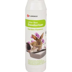Flamingo Hygiène Et Soins | - Désodorisant litière pour les rongeurs 750 g " fleurs de jardin"