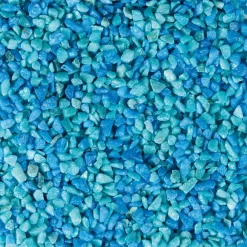 Flamingo Plantes Et Décoration | - Gravier gruzo bleu turquoise 6- 8 mm 1 kg pour aquarium