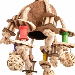 Flamingo - Jouet pour oiseaux sully perroquet noix de coco bbq 42 cm Clearance