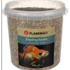 Flamingo - Nourriture poisson d'étang,10 litres, granulats seau New