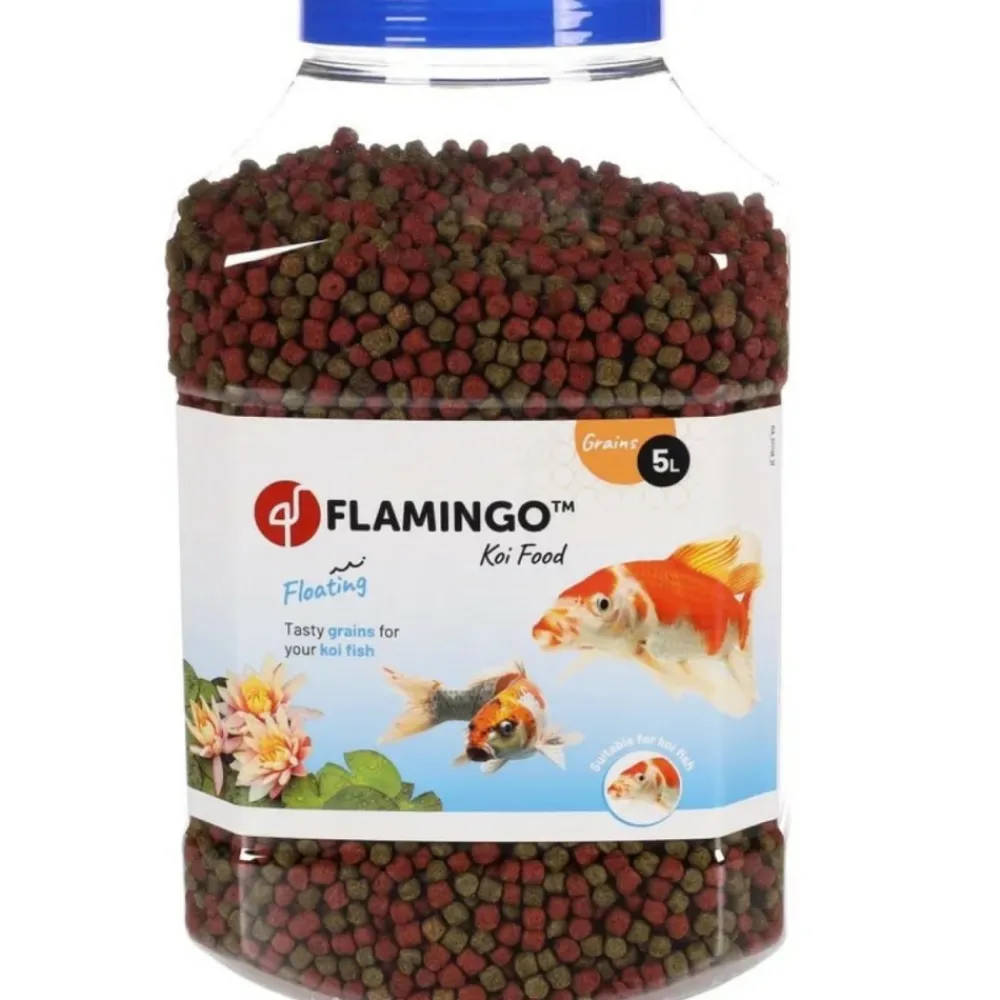 Flamingo Alimentation | - Nourriture pour koï, 5 litres, poisson de bassin