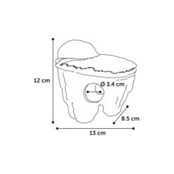 Flamingo Plantes Et Décoration | - Rocher flottant s, taille 12 x 8,5 x 13 cm, décoration aquarium