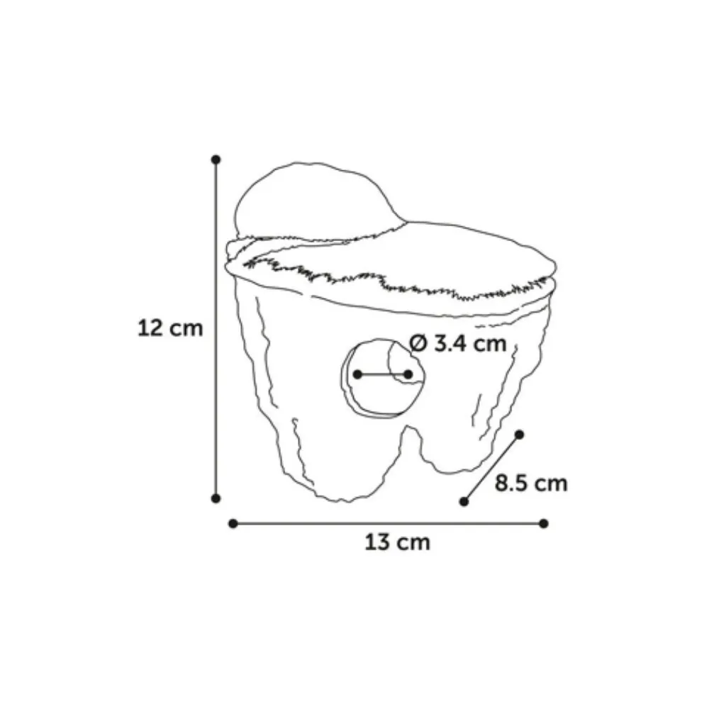 Flamingo Plantes Et Décoration | - Rocher flottant s, taille 12 x 8,5 x 13 cm, décoration aquarium
