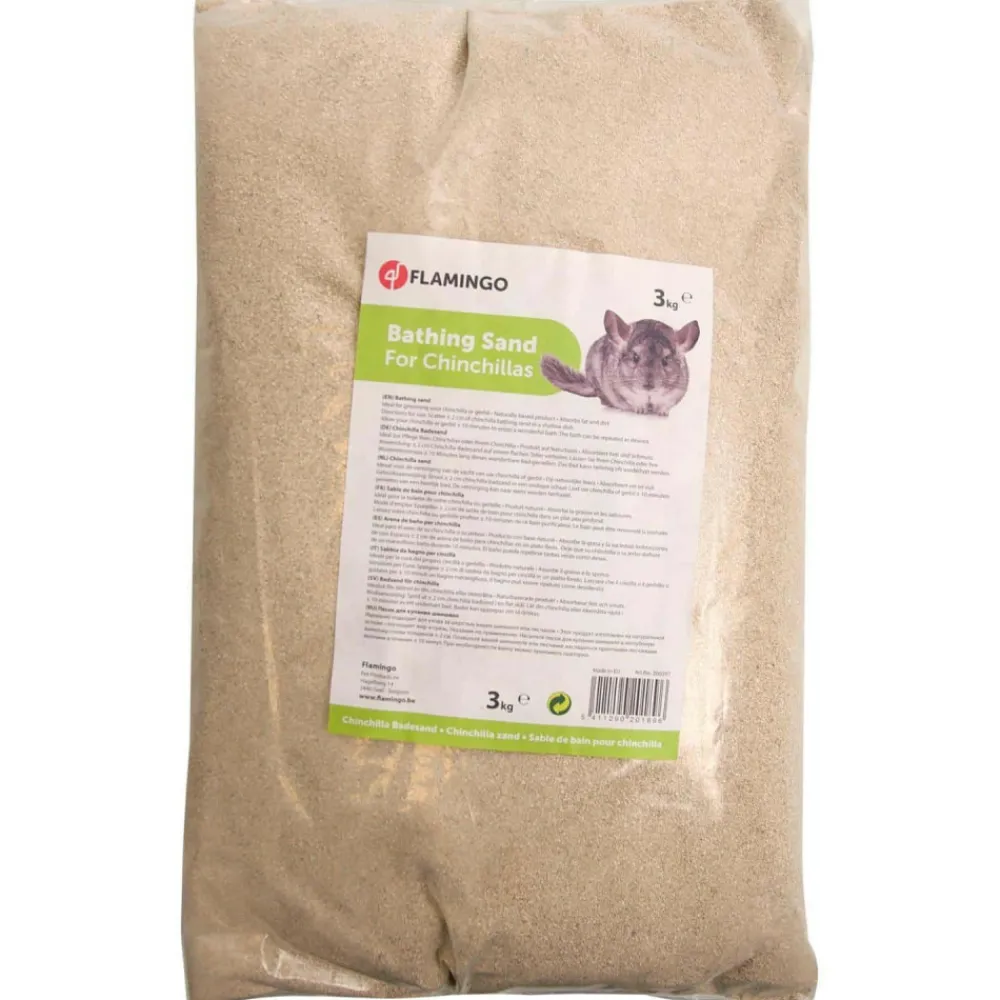 Flamingo - Sable de bain pour chinchilla 3 kg. Hot