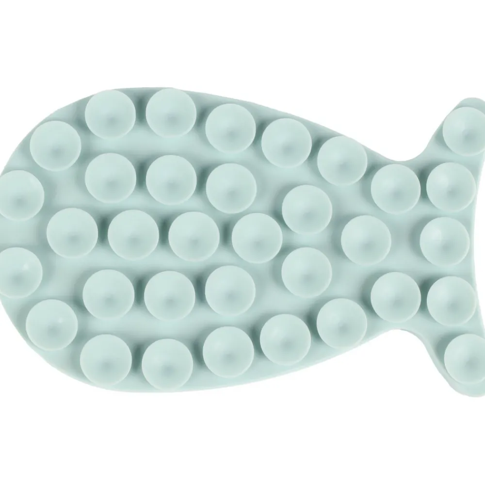 Flamingo - Tapis à lécher martha poisson vert en silicone pour chat Outlet