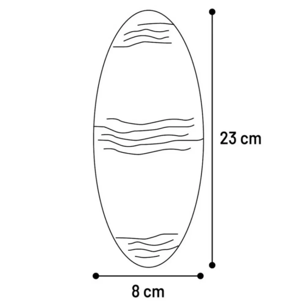 Flamingo - Un os de seiche blanc 23 cm avec support pour oiseaux Best