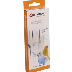 Flamingo Alimentation | - Un os de seiche blanc 15 cm avec support pour oiseaux