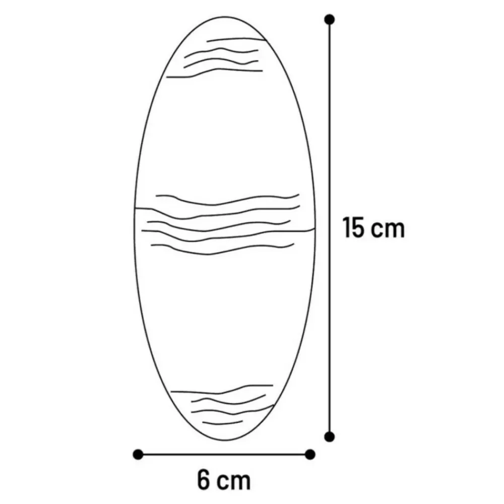 Flamingo Alimentation | - Un os de seiche blanc 15 cm avec support pour oiseaux