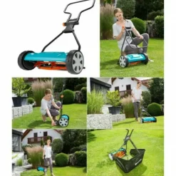Gardena Tondeuses | - Tondeuse a gazon hélicoidale 330 classic - - coupe sans friction - guidon ergonomique - surface tonte max 150m²