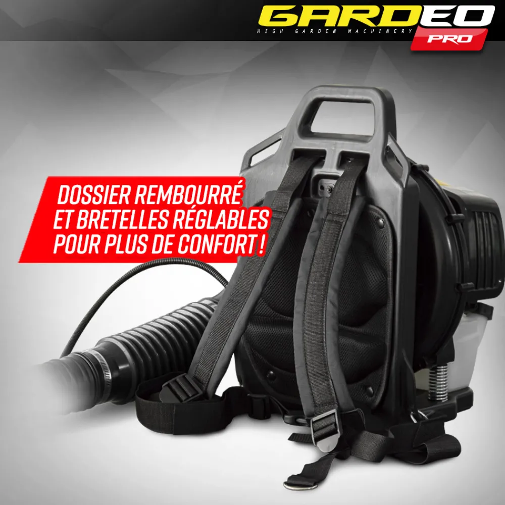 Gardeo Pro - Souffleur thermique dorsal 52cc - 281km/h - Sale