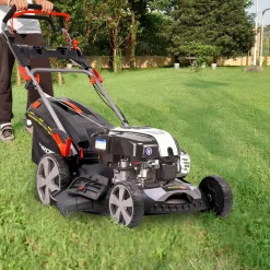 Gardeo Pro - Tondeuse thermique tractée 161cc avec moteur briggs and stratton, mulching et éj Best