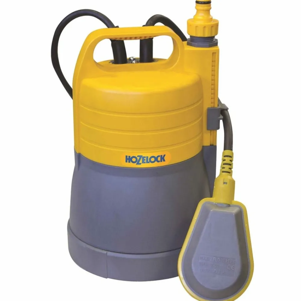 Générique Bassins Et Fontaines | GÉNÉRIQUE - Pompe d'évacuation pour eaux claires et eaux chargées avec base réversible rapide (sans outil). Débit 4500 l/h. Pression 0,5 bar