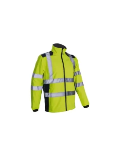 Générique Vêtements | GÉNÉRIQUE - Veste softshell hivi kanpa jaune fluo/marine tl