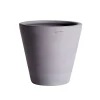 Goicoechea Cache-Pots Et Bacs D'Intérieur|Pots Et Jardinières | - Cuvier Contemporain en terre cuite grise Ø 31 x H. 32cm