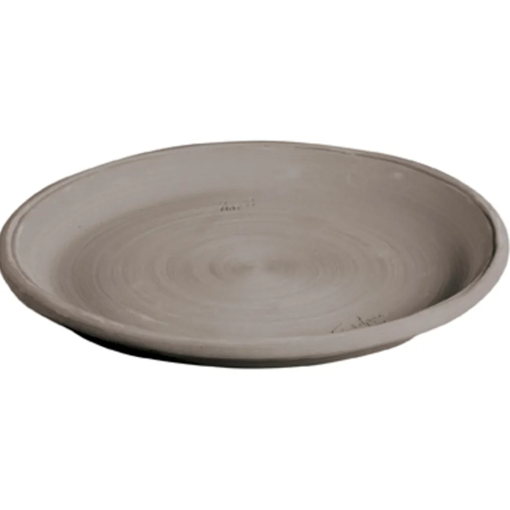Goicoechea - Soucoupe Assiette en terre cuite grise Ø 45cm Online