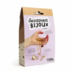 Graine Créative Bijoux Et Perles | GRAINE CRÉATIVE - Coffret d'accessoires pour bijoux dorés