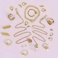 Graine Créative Bijoux Et Perles | GRAINE CRÉATIVE - Coffret d'accessoires pour bijoux dorés