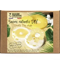 Graine Créative Entretien De La Maison | GRAINE CRÉATIVE - Kit diy - savon à faire soi-même - recette piña colada