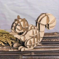 Graine Créative Enfants | GRAINE CRÉATIVE - Maquette écureuil 3d en carton à monter soi-même