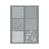 Graine Créative Modelage Et Mosaique | GRAINE CRÉATIVE - Pochoir pâte polymère géométrique 11,4 x 15,3 cm