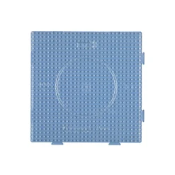 Hama - Plaque carré assemblage perles plastique midi transparente